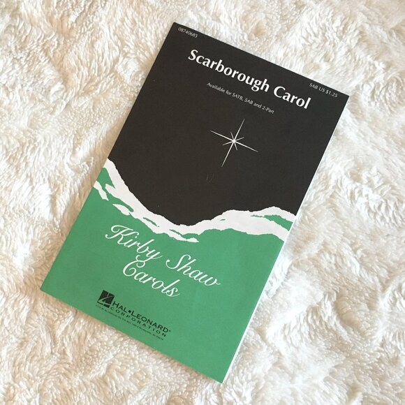 5/$25 'Scarborough Fair' Vocal Arrangement Christmas Music Sheets - Picture 1 of 3